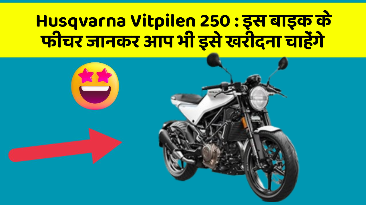 Husqvarna Vitpilen 250: क्या आपकी कार में ये फीचर हैं?