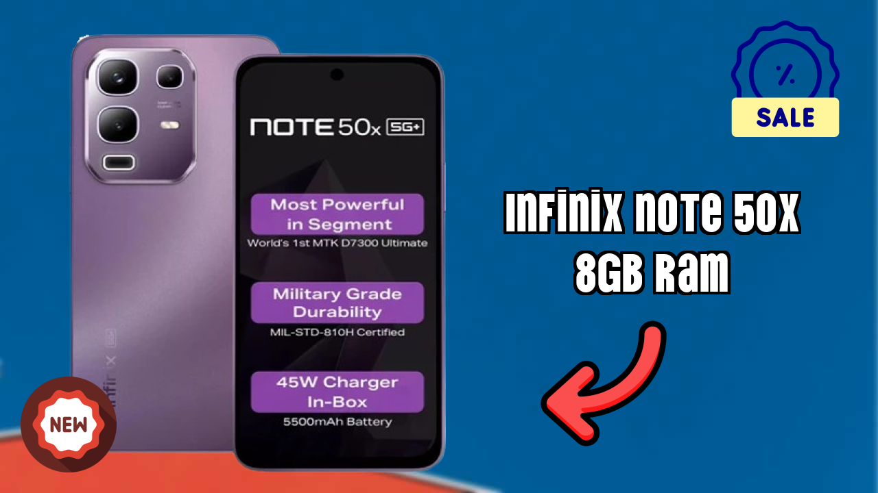 Infinix Note 50X 8GB RAM Review: Is 8 GB RAM Enough for Gaming?