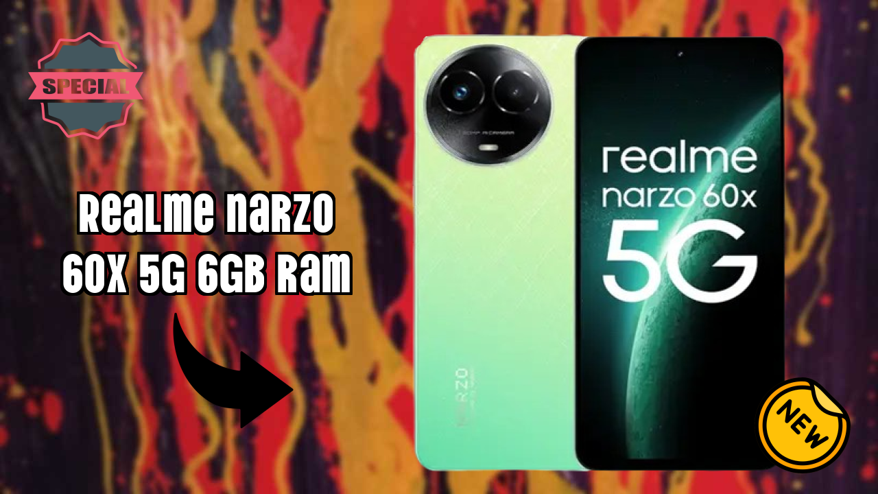 Realme Narzo 60X 5G 6GB RAM Display Technology: IPS LCD Quality